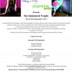 Ephemeral Trophy and WS Fashion Show